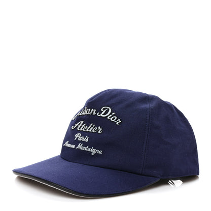 Christian Dior Cotton Woven Atelier Baseball Hat L Blue 1 of 9