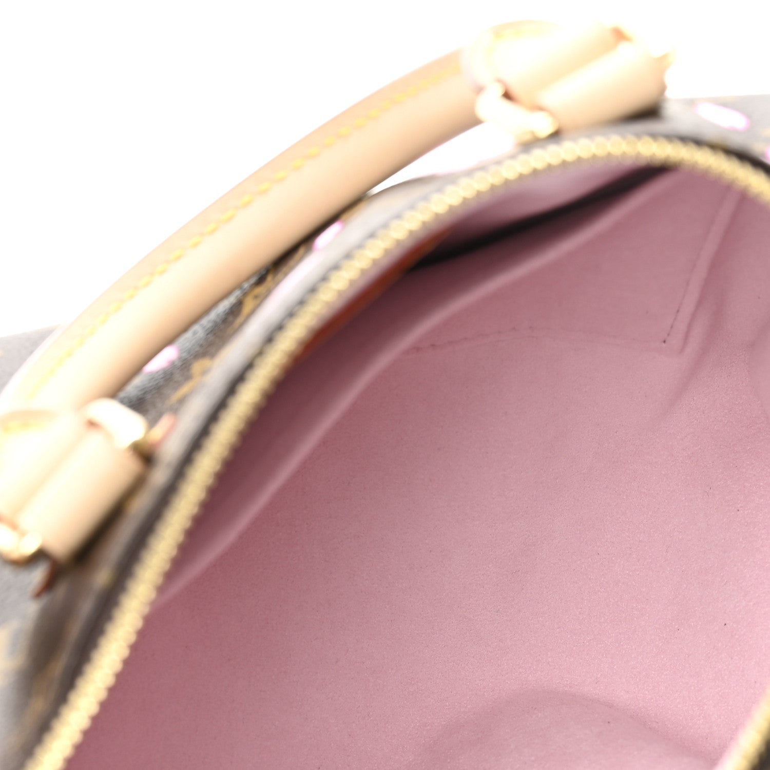 Louis Vuitton LV X TM Monogram Cherry Blossom Speedy Bandouliere 25 Sakura Brown 5 of 10