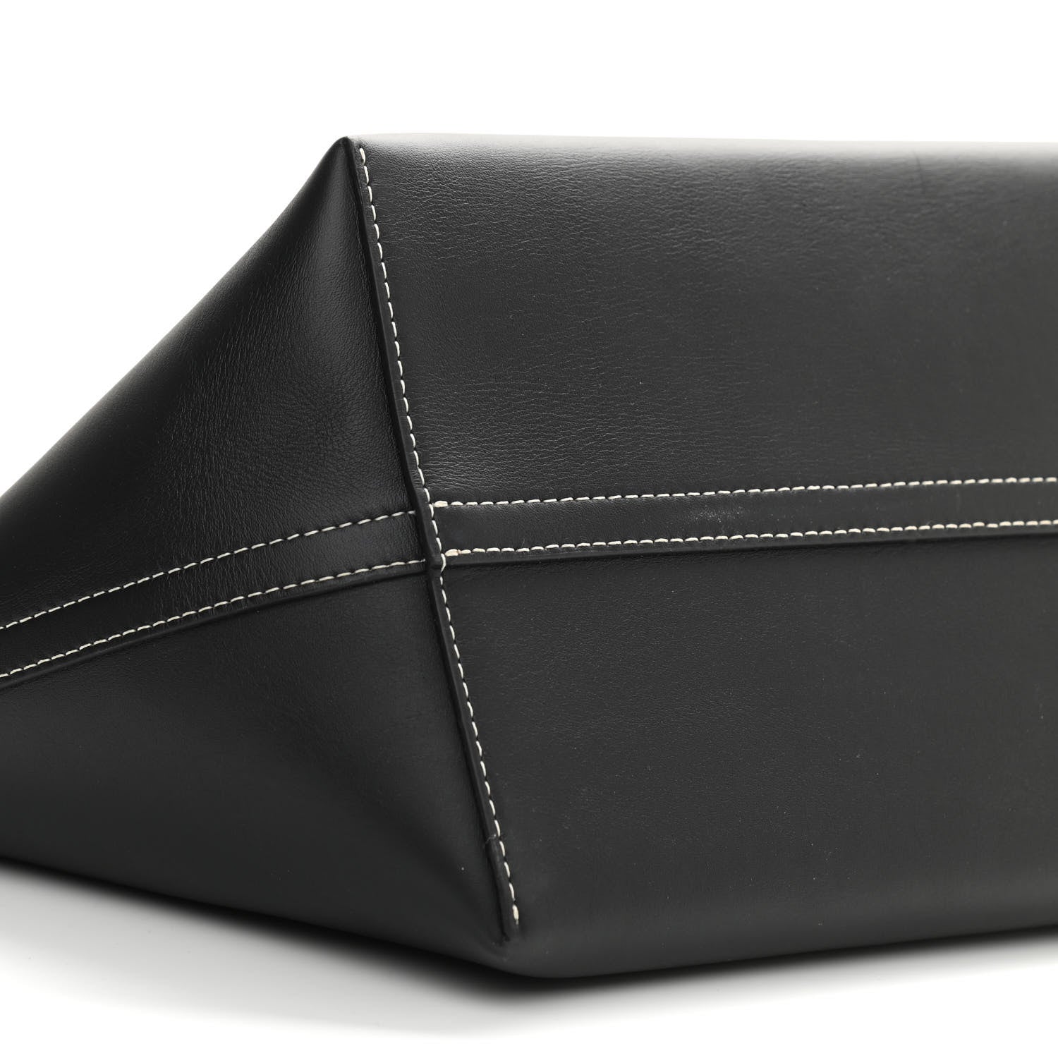 Burberry Soft Calfskin Small Pocket Tote Bag Black 7 of 8