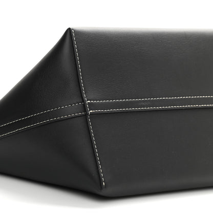 Burberry Soft Calfskin Small Pocket Tote Bag Black 7 of 8