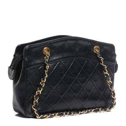 Chanel Lambskin Quilted Small Shoulder Bag Black 3 of 10