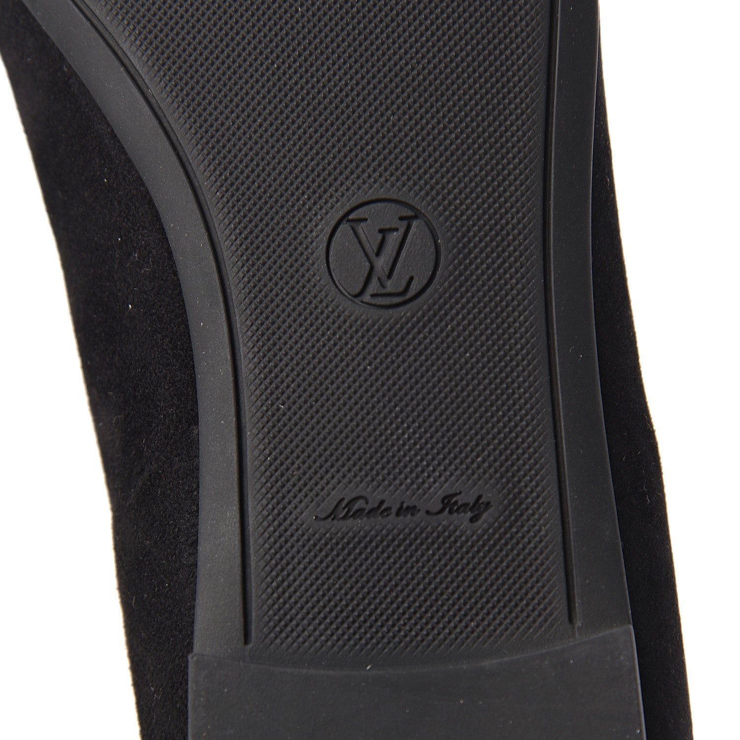 Louis Vuitton Suede Monogram Uniformes Ballet Flats 39.5 Black 8 of 9