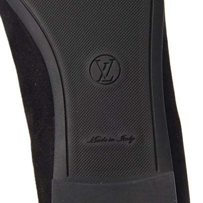 Louis Vuitton Suede Monogram Uniformes Ballet Flats 39.5 Black 8 of 9