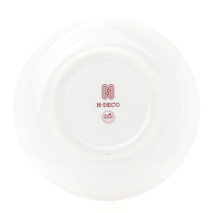 Hermes Porcelain H Deco Bread And Butter Plate Rouge 3 of 7