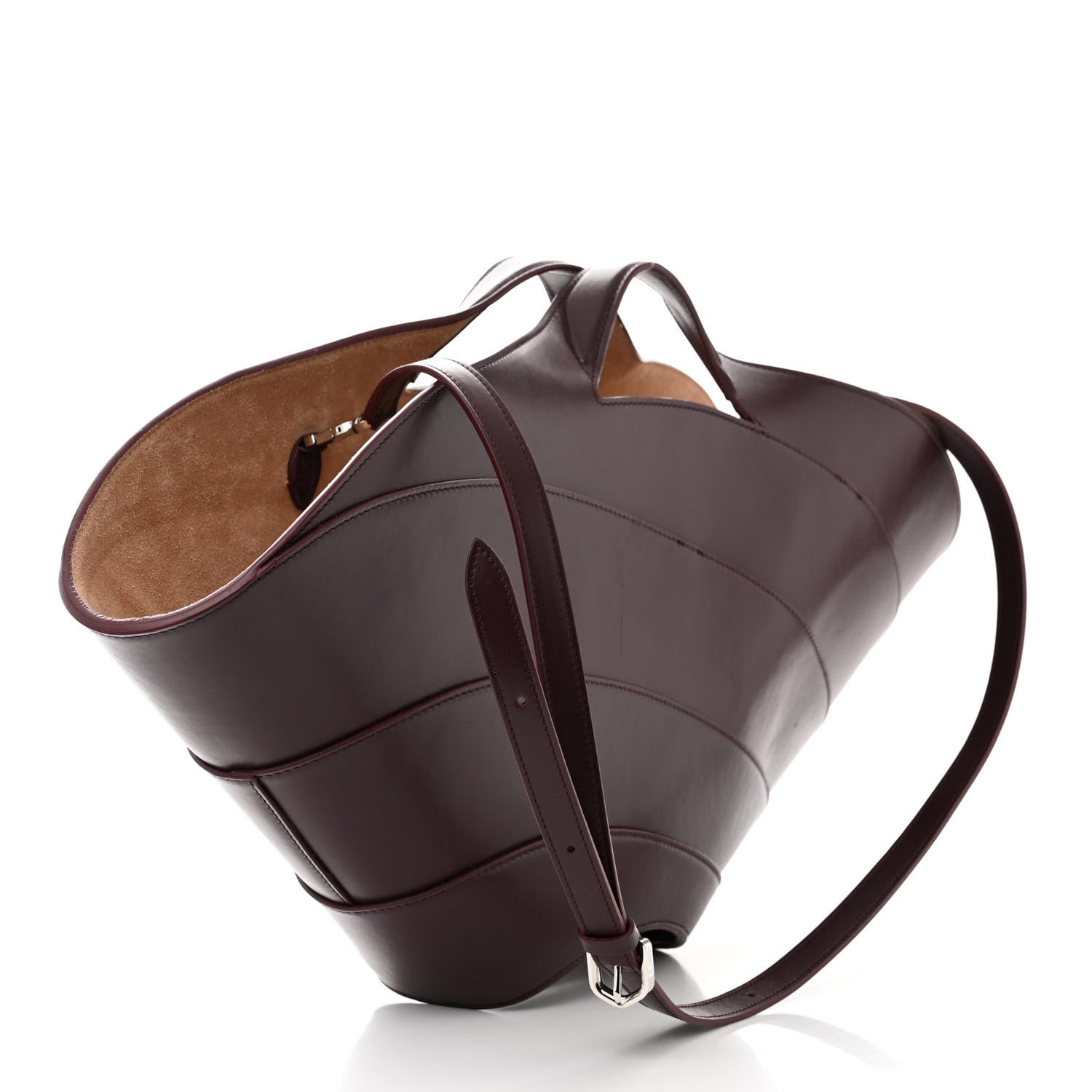 Alaia Calfskin Medium Khaima Bag Almandite 3 of 12