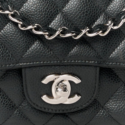 Chanel Caviar Quilted Medium Double Flap Black 9 of 11