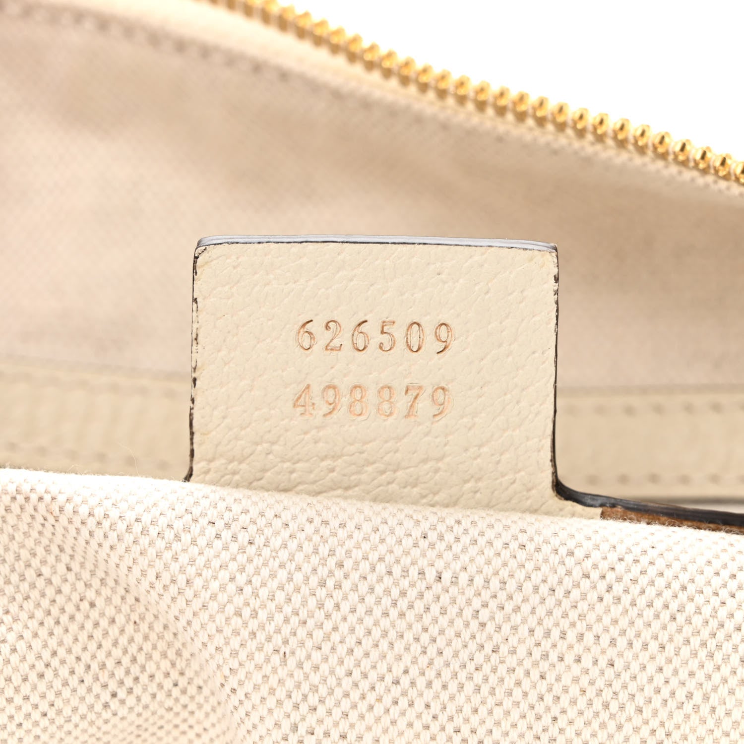Gucci GG Supreme Monogram Flora Web Small Ophidia Half Moon Hobo White 7 of 12