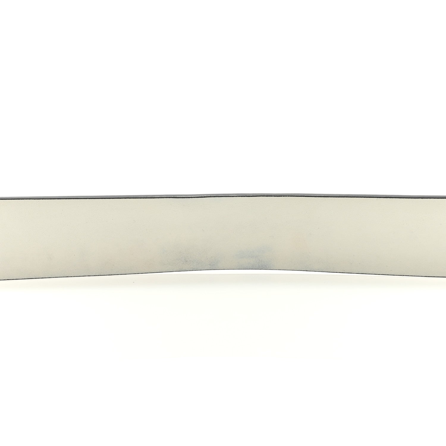 Chanel Calfskin Reversible CC Logo Belt 90 36 White Black 3 of 6