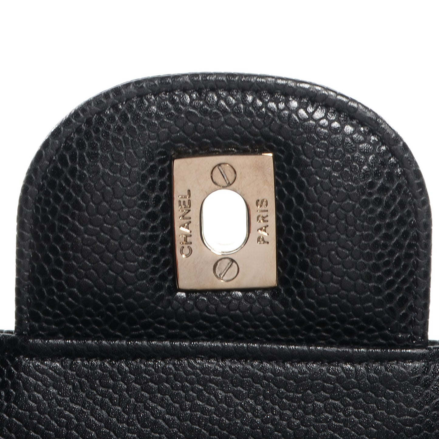 Caviar Jumbo Single Flap Black