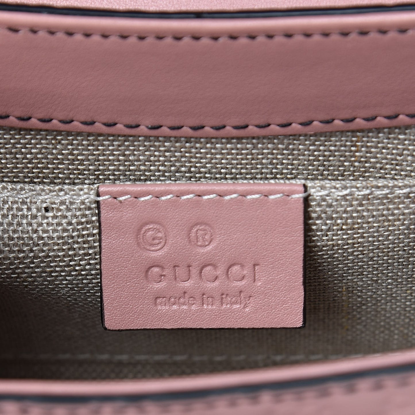 Microguccissima Mini Emily Shoulder Bag Soft Pink