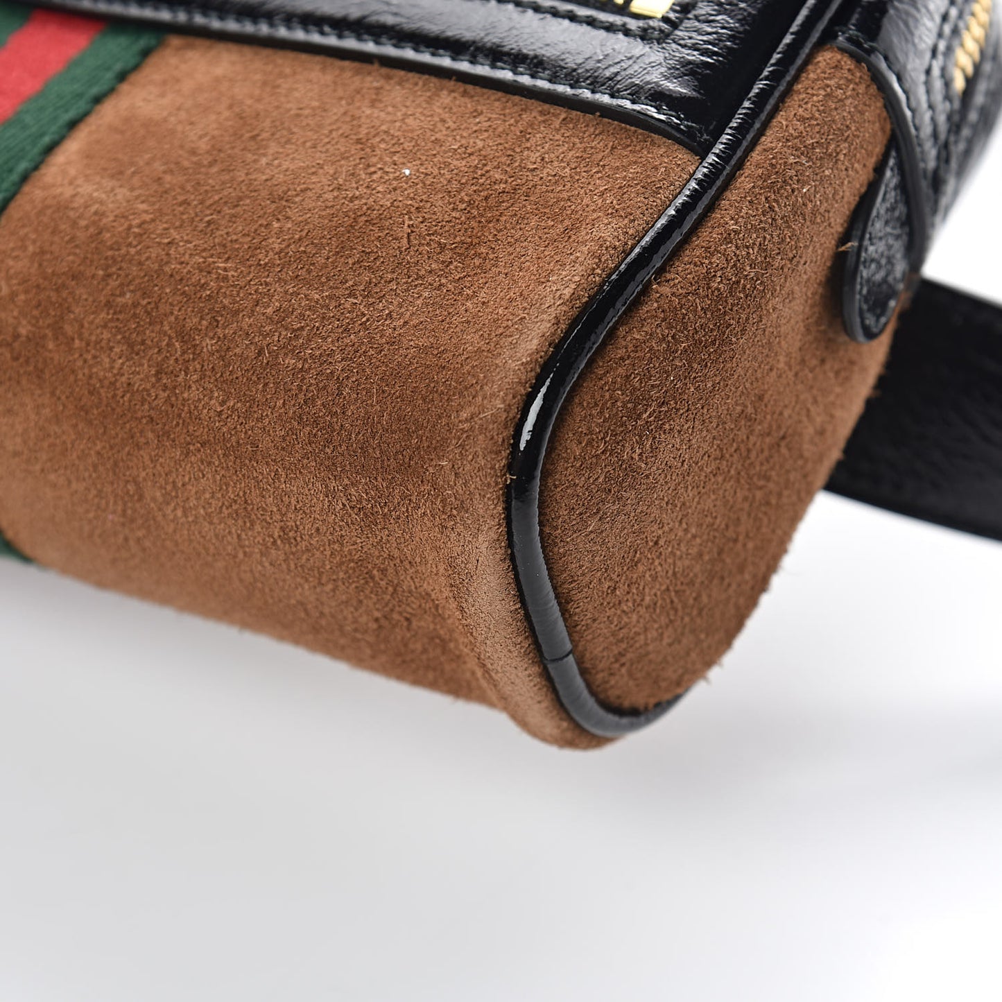 Suede Small Ophidia Belt Bag 75 30 Brown