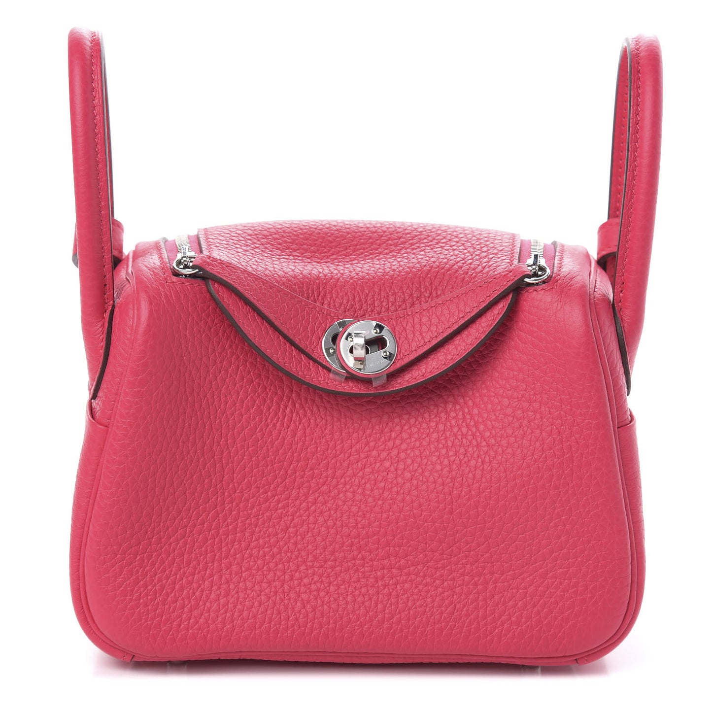 Taurillon Clemence Mini Lindy 20 Rose Extreme
