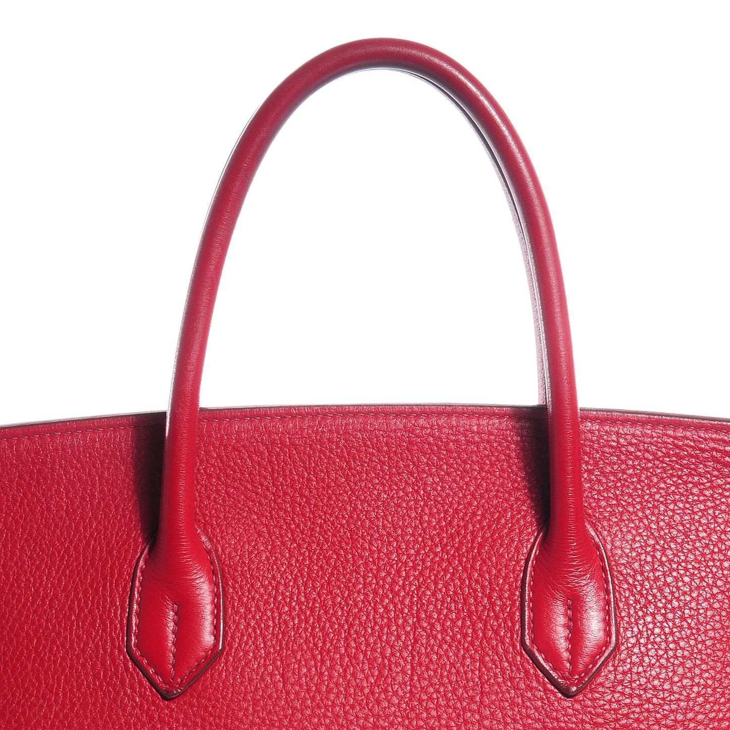 Taurillon Clemence Birkin 40 Rouge Garance