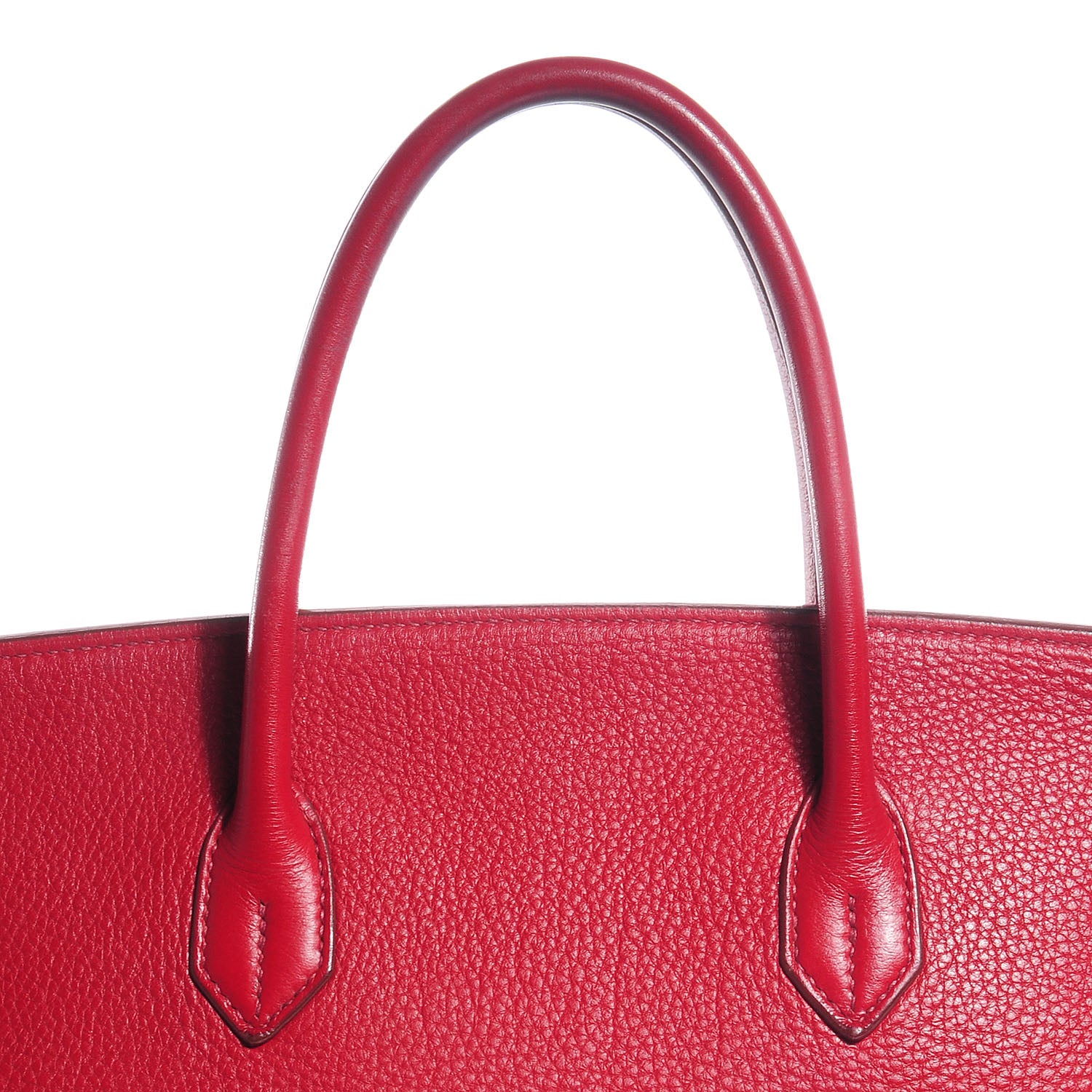 Hermes Taurillon Clemence Birkin 40 Rouge Garance 3 of 32
