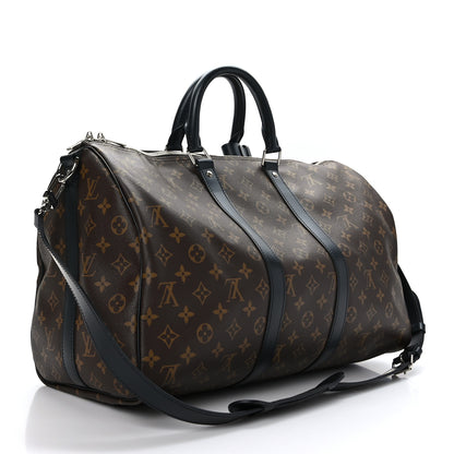 Louis Vuitton Monogram Macassar Keepall Bandouliere 45 2 of 9