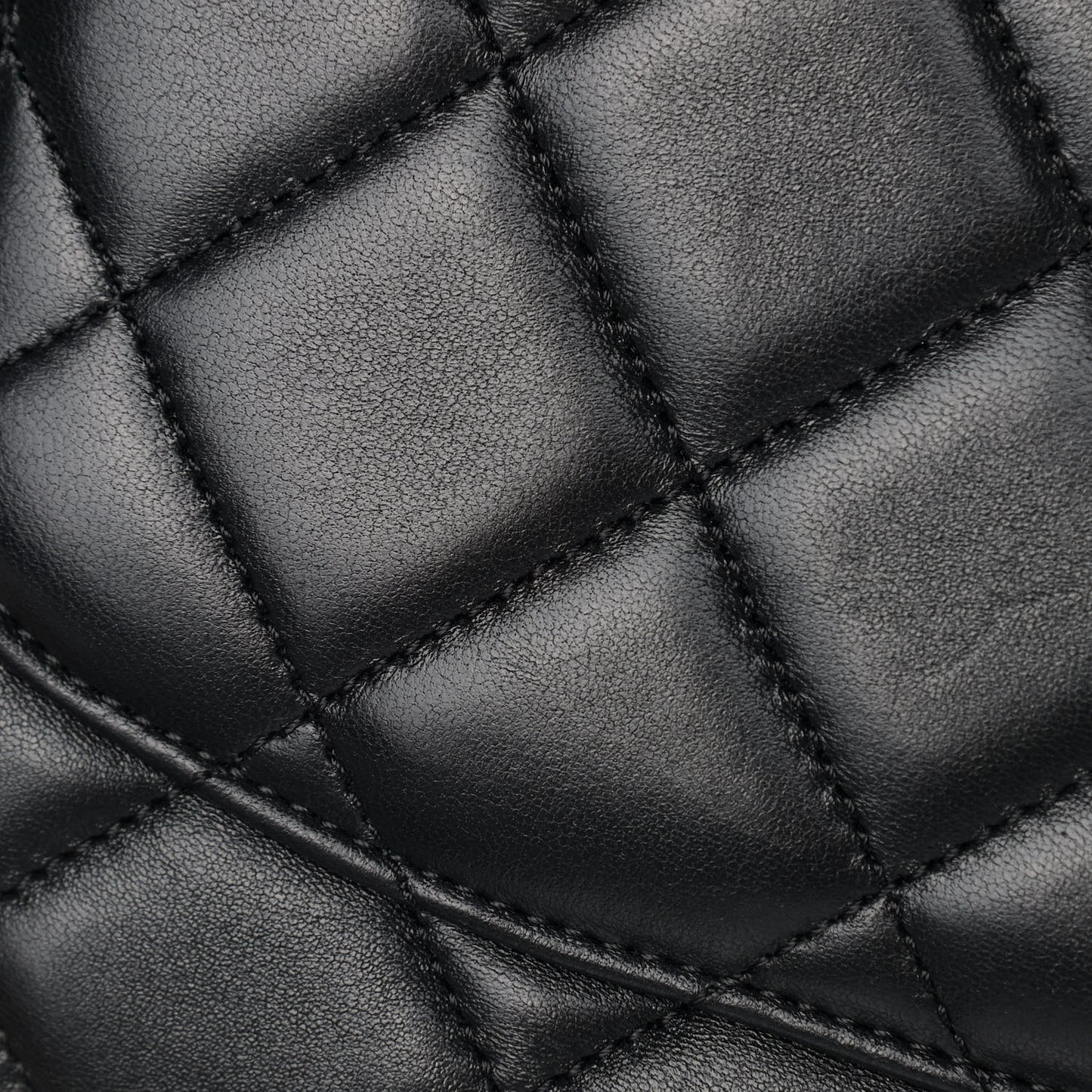 Lambskin Quilted Small Trendy CC Dual Handle Flap Bag Black