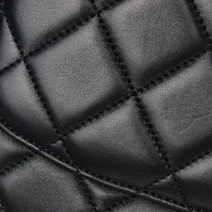 Chanel Lambskin Quilted Small Trendy CC Dual Handle Flap Bag Black 10 of 14