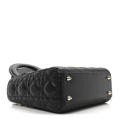 Christian Dior Lambskin Cannage Small My ABCDior Lady Dior Black 4 of 10