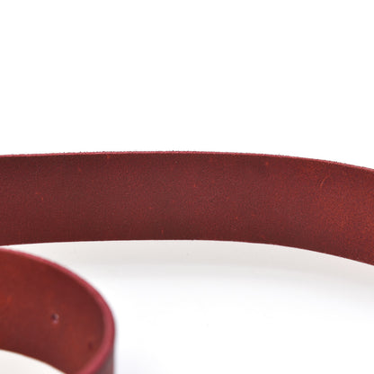 Gucci Faded Calfskin Double G 40mm Belt 105 42 Dark Red 8 of 12
