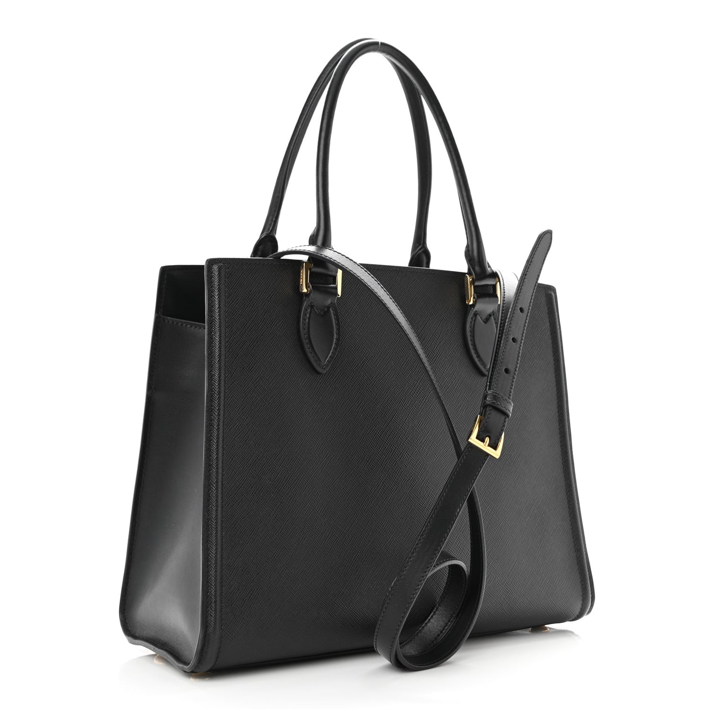 Saffiano Lux Tote Black
