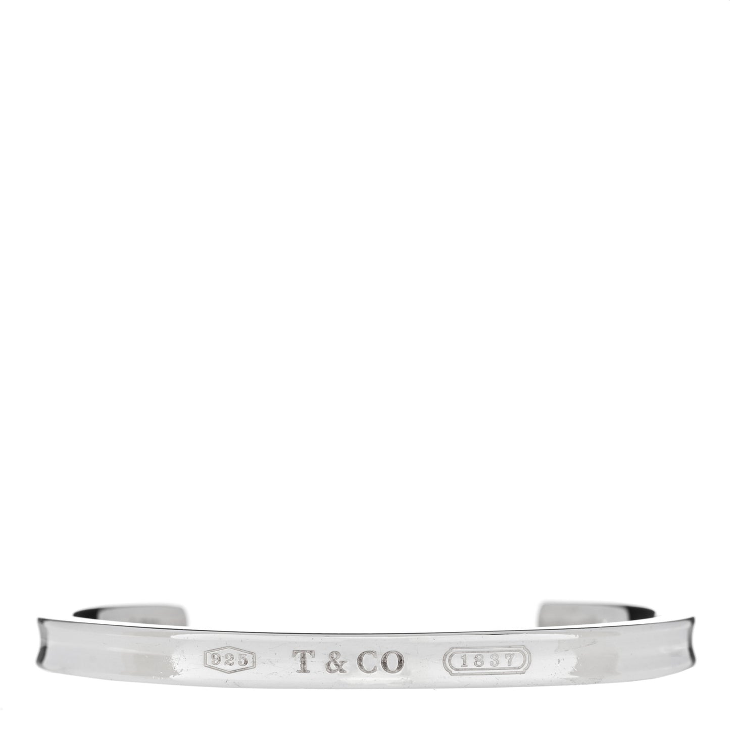 Sterling Silver Narrow 1837 Cuff Bracelet