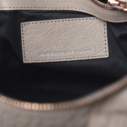 Alexander Wang Pebbled Lambskin Rockie Latte Rose Gold Hardware 6 of 14