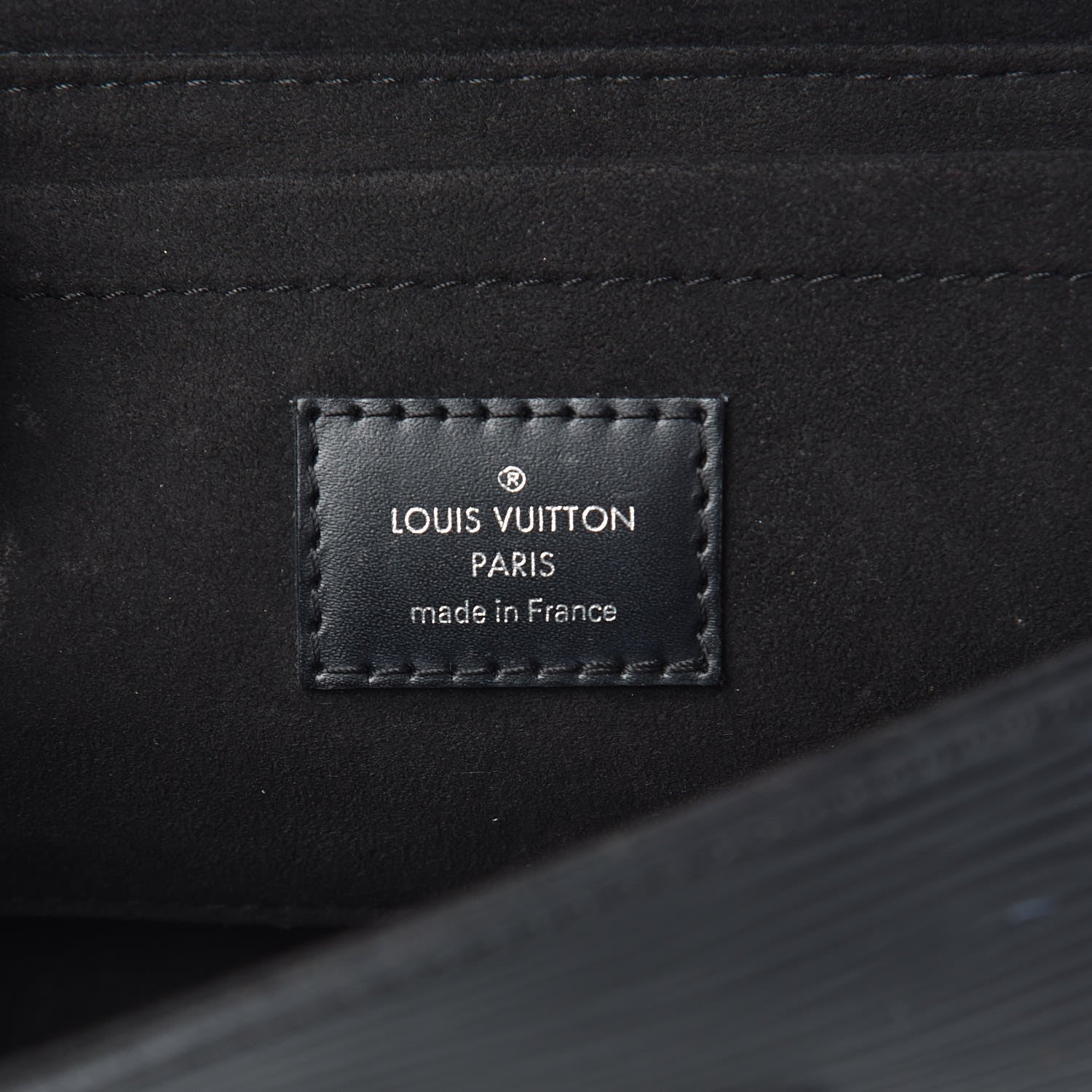 Louis Vuitton Epi Montaigne Pochette Black 6 of 10