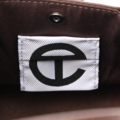 Telfar Vegan Leather Small Shopping Bag Chocolate 6 of 8
