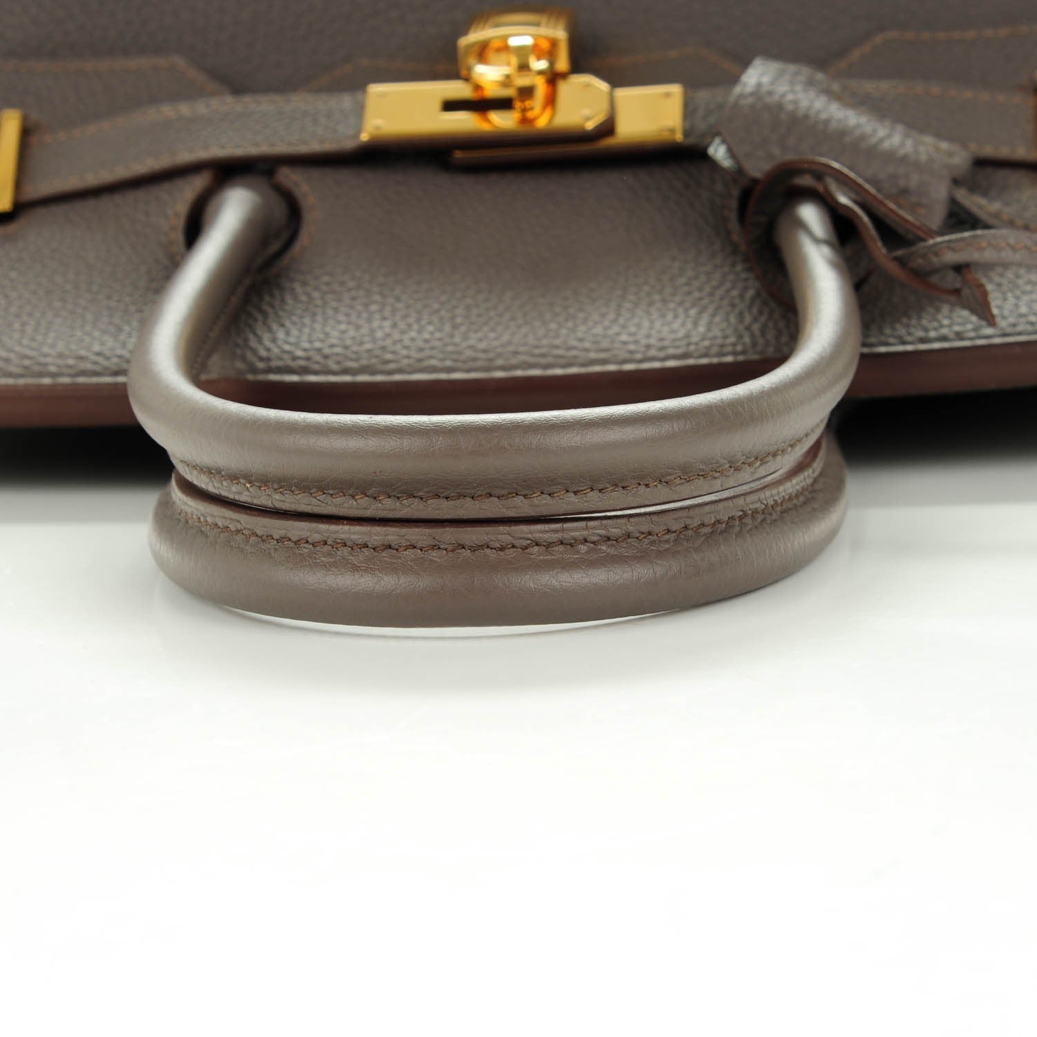 Hermes Togo Birkin 35 Etain 18 of 21