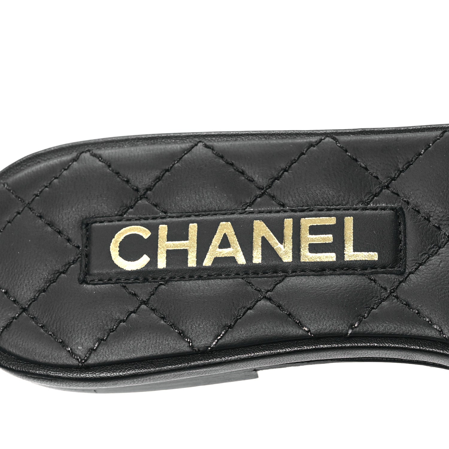 Chanel Lambskin Quilted CC Turnlock Sandals 36 Black 7 of 10