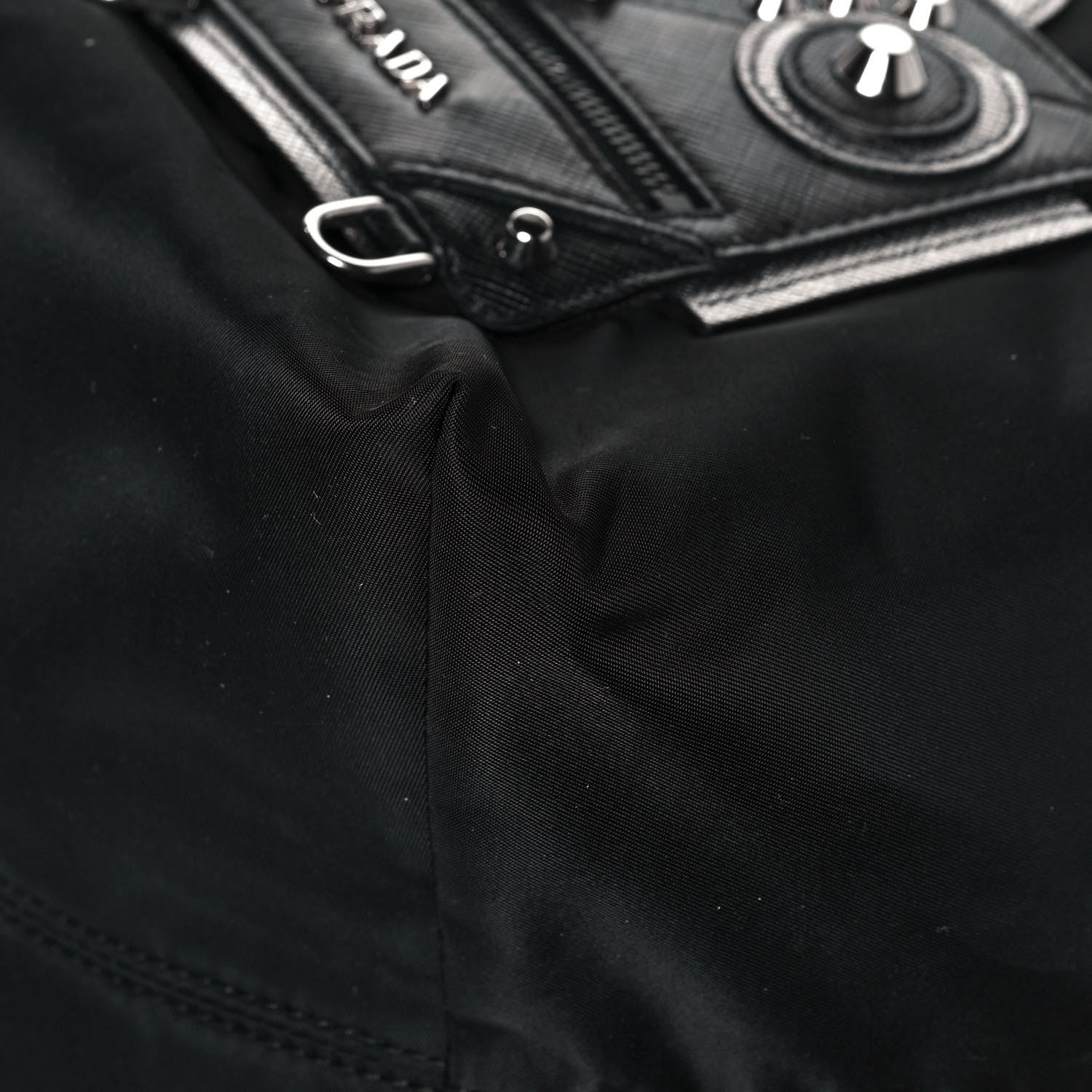 Prada Nylon Tessuto Robot Tote Bag Black 6 of 14