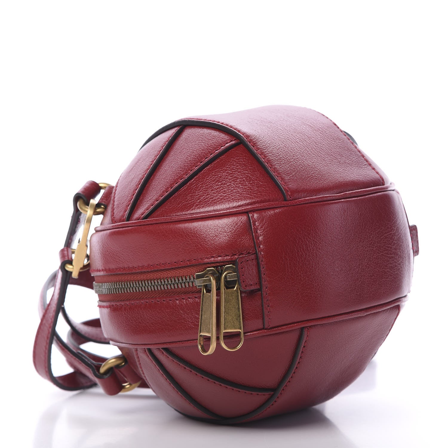 Gucci Piuma Lux Energy Mini Tifosa Basketball Shaped Shoulder Bag Romantic Cerise 3 of 9