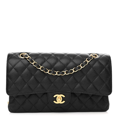 Chanel Caviar Quilted Medium Double Flap Black 1 of 11