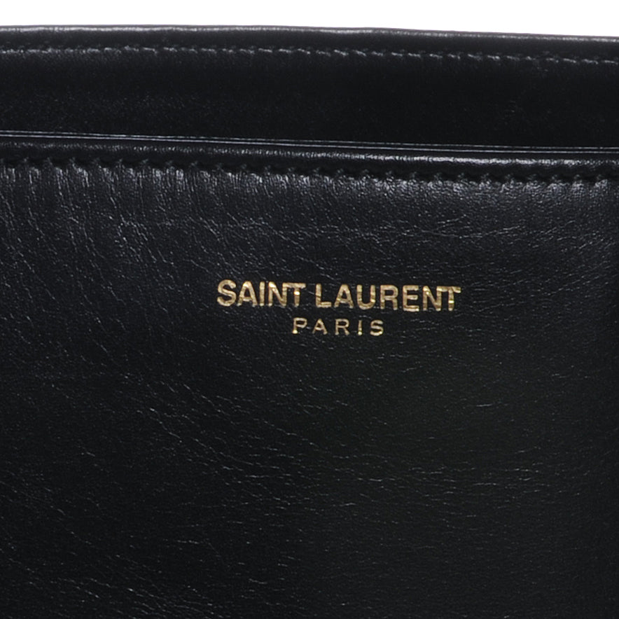 Saint Laurent Soft Calfskin Bo Museum Tote Black 7 of 9