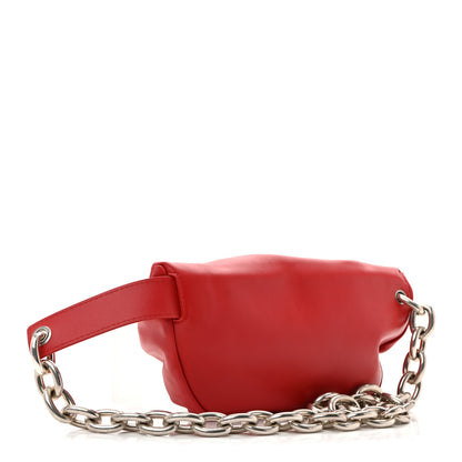 Bottega Veneta Nappa The Belt Chain Pouch Red 3 of 9