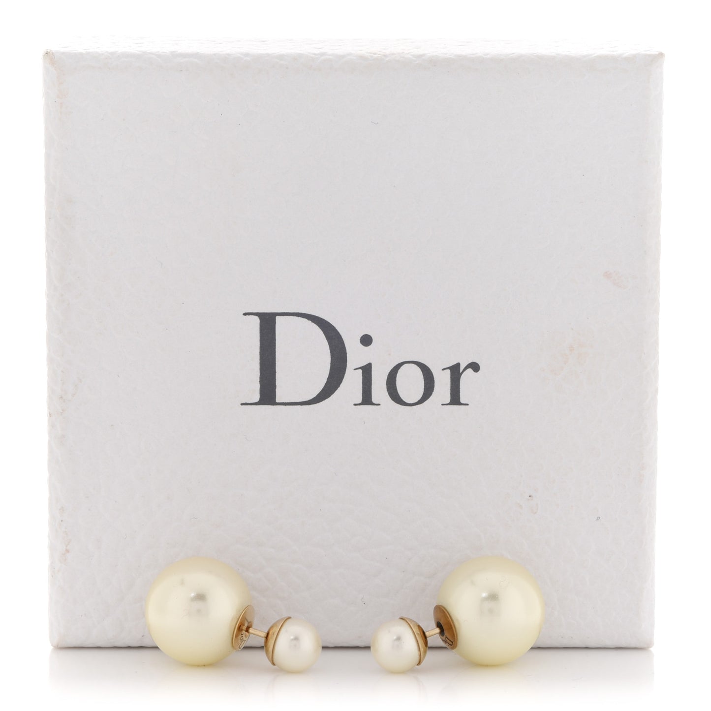 Pearl Mise En Dior Tribal Earrings Gold