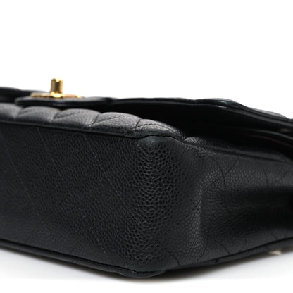 Chanel Caviar Quilted Medium Double Flap Black 10 of 10