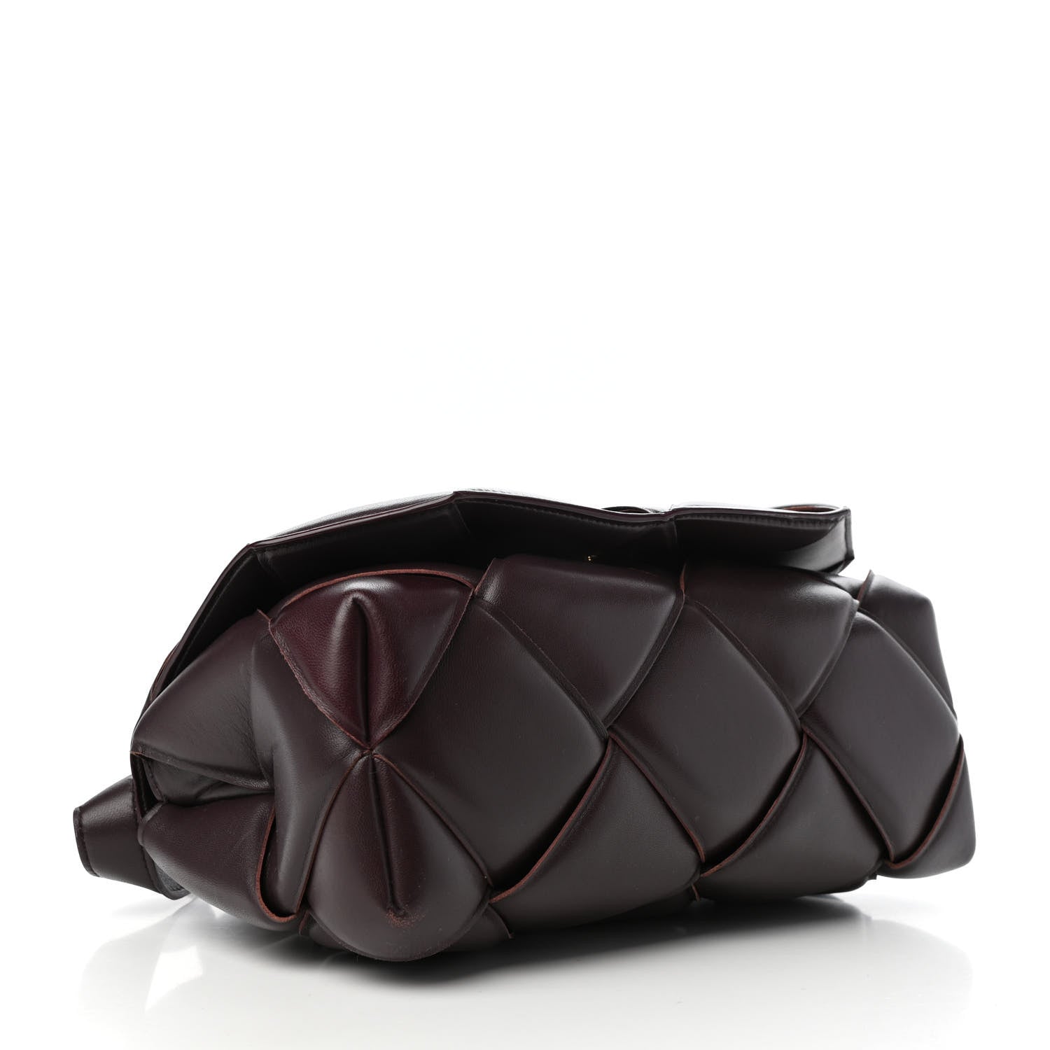 Bottega Veneta Nappa Intreccio Padded Top Handle Shoulder Bag Grape 4 of 8