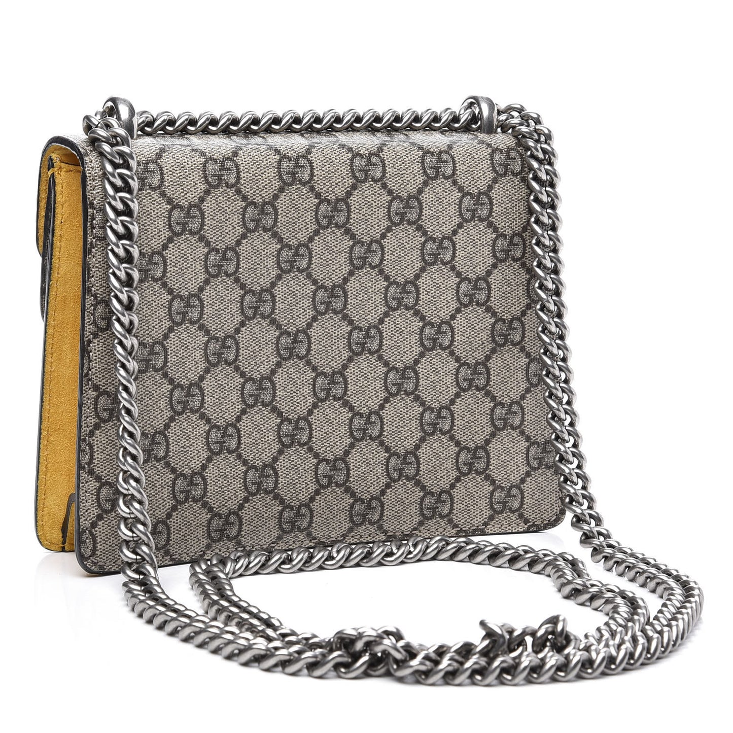 GG Supreme Monogram Mini Dionysus Shoulder Bag Yellow