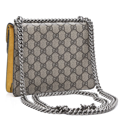 Gucci GG Supreme Monogram Mini Dionysus Shoulder Bag Yellow 2 of 11