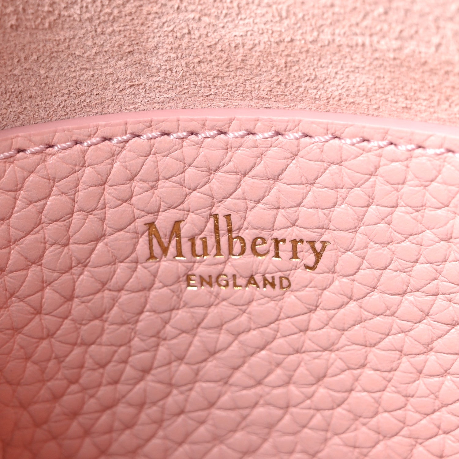 Mulberry Heavy Grain Mini Alexa Powder Rose 6 of 10