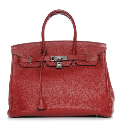 Hermes Togo Birkin 35 Rouge Garance 1 of 24