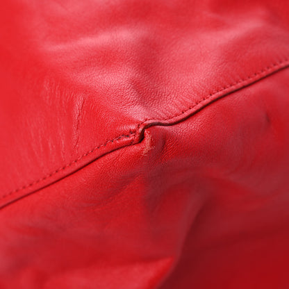 Celine Lambskin Horizontal Cabas Magenta 11 of 12