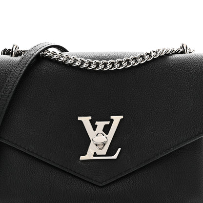 Louis Vuitton Soft Calfskin My Lockme Chain Bag BB Black 7 of 10