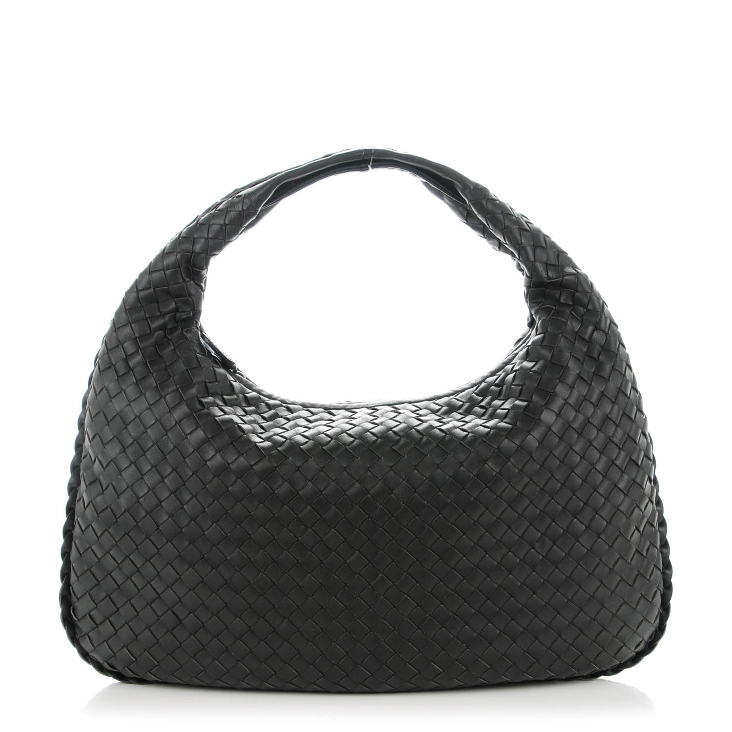 Bottega Veneta Nappa Intrecciato Medium Veneta Hobo Dark Grey 1 of 8