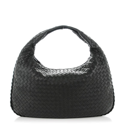 Bottega Veneta Nappa Intrecciato Medium Veneta Hobo Dark Grey 1 of 8