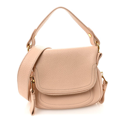 Tom Ford Pebbled Calfskin Jennifer Mini Crossbody Bag Blush Nude 1 of 13