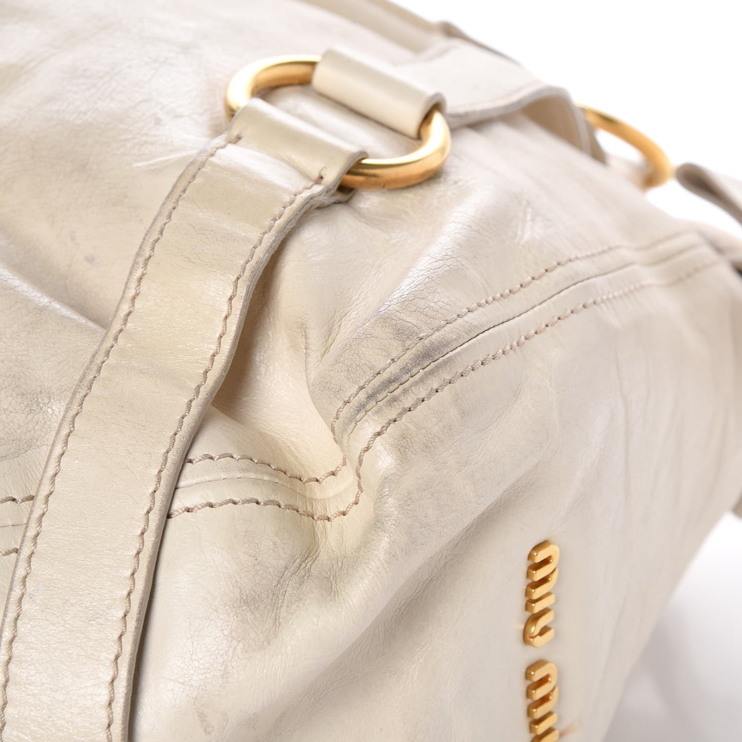 Vitello Lux Bow Bag Quarzo