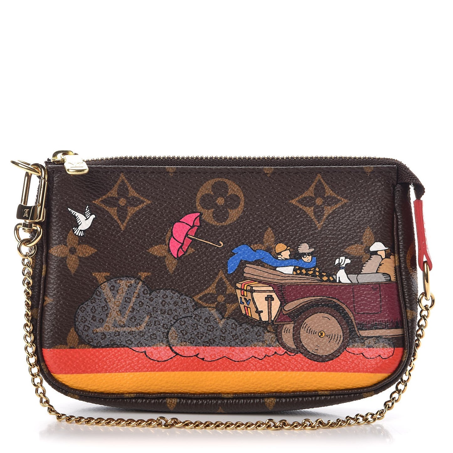 Monogram 2015 Christmas Animation Mini Pochette Accessories