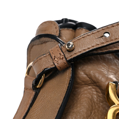 Chloe Calfskin Braided Medium Marcie Satchel Nut 27 of 28